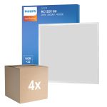 Confezione Multipack 4x Philips Pannello A LED CoreLine RC132V 26W 3600lm - 840 Bianco Freddo | 60x60cm - UGR <22