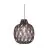 Good&Mojo Luce Pendente Mendoza Bambù Burgundy L | Adatto per 1x E27 