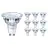 Confezione Multipack 10x Philips Corepro LED Faretti GU10 PAR16 4.9W 460lm 36D - 830 Luce Calda | Sostitutiva 65W