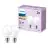 Confezione Multipack 2x Philips Bulbo LED E27 Pera Ghiaccio 7W 806lm - 827 Bianco Molto Caldo