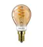Philips Classic LED Lustre E14 Sferica Filamento Oro 3.5W 136lm - 820 Bianco Molto Caldo | Dimmerabile - Sostitutiva 15W