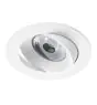 Noxion Faretti LED Diamond Inclinabile Bianca 6W 400lm 36D - 927 Bianco Molto Caldo | Ritaglio 83mm - IP44 - Miglior resa cromatica - Dimmerabile