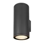 SLV Enola Up/Down Luce Da Parete Aluminium Grigio Il Giro 55W 6000lm - 930-940 CCT | Esterni - IP65 - Miglior Resa Cromatica