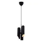 DFTP by Nordlux Rochelle Luce Pendente Metallo Nero | 207mm - Adatto per 3x GU10