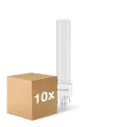 Confezione Multipack 10x Noxion Lucent PL-C LED 7.4W 1000lm - 840 Bianco Freddo | 2-Pin - Sostitutiva 26W