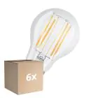 Confezione Multipack 6x Osram LED Superstar E27 Pera Filamento Chiara 7.5W 1055lm - 940 Bianco Freddo | Miglior Resa Cromatica - Dimmerabile - Sostitutiva 75W