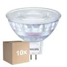 Confezione Multipack 10x Philips Master Faretti LED GU5.3 MR16 7.5W 621lm 36D - 922-927 Dim To Warm | Miglior Resa Cromatica - Dimmerabile - Sostitutiva 50W