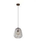 Eglo Luce Pendente Espinal Acciaio Bronzo | IP20 - Adatto per 1x E27 
